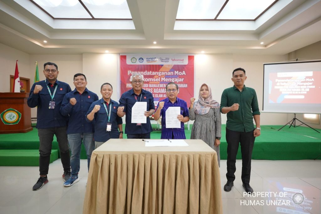 Sinergi Dunia Kampus dan Industri Digital: UNIZAR dan Telkomsel Teken MoA Sekaligus Gelar “Telkomsel Mengajar”